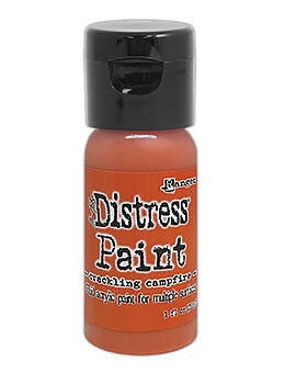 Distress Paint Flip Top -  CRACKLING CAMPFIRE