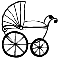 Stämpel Barnvagn