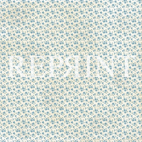 Dusty Blue Collection Tiny Flowers