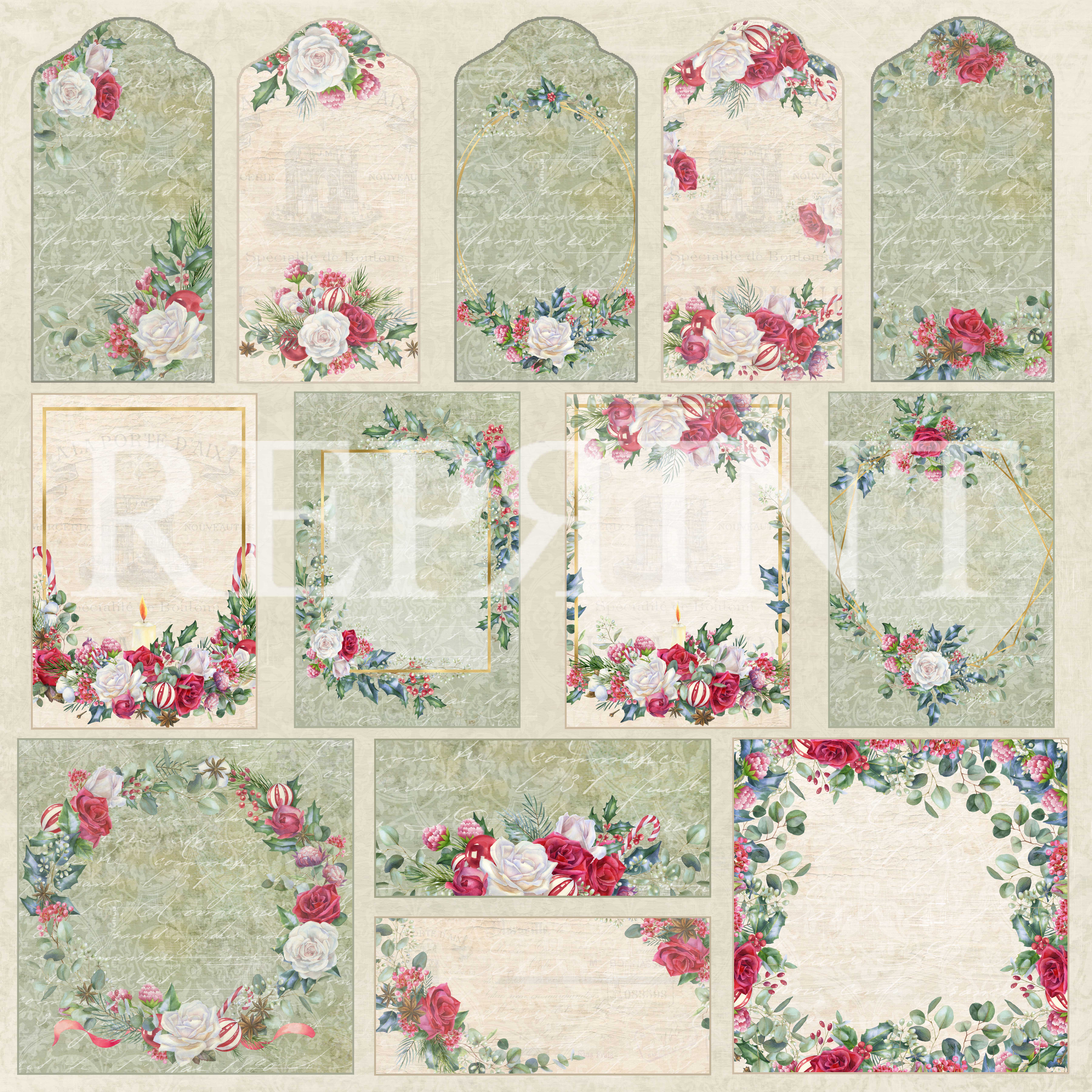 Christmas Bouquet -Tags