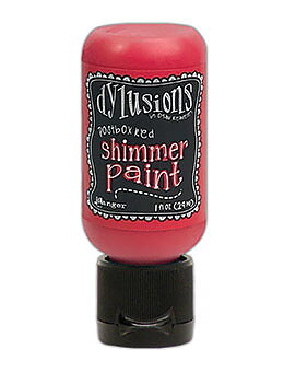 POSTBOX RED DYL SHIMMER PAINT 1OZ 