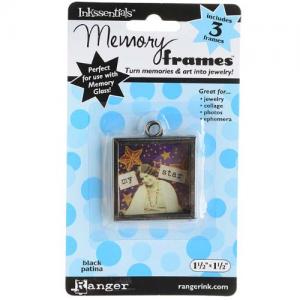 Memory Frames Black Patina 1 1/2x1 1/2" - Inkssential
