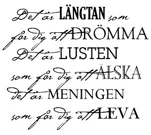 OM771 G Det är längtan