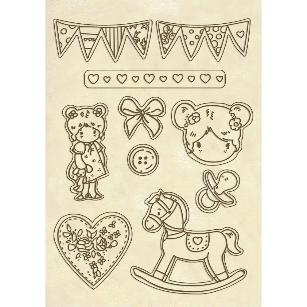 Stamperia - Chipboard -  Little Girl
