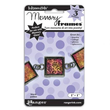  Memory Frames Black patina 1 x1 " - Inkssentials