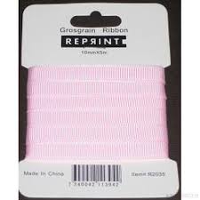 Band Grosgrain Rosa 5M x 10 mm