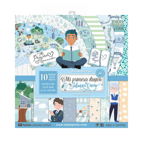 Stamperia Paper Pad 12x12- Mi Primera Comunion