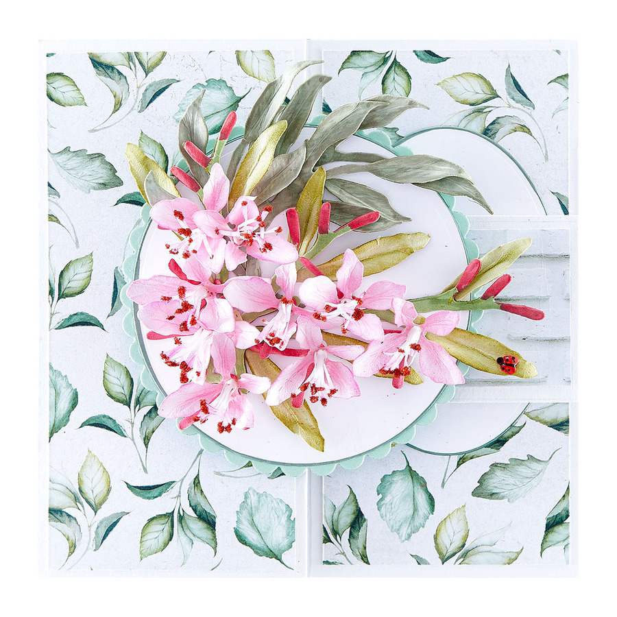 Beeblossom Etched Dies from the Through the Garden Gate Collection - 2