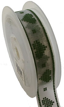 Organza ribbon hearts