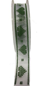 Organza ribbon hearts