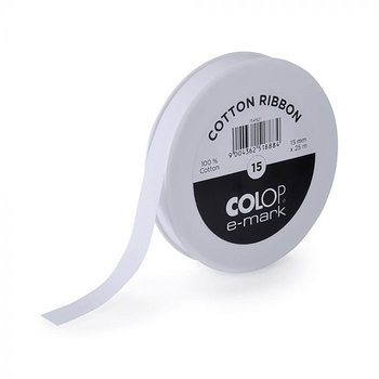 Colop E-mark, Bomullsband 15 mm x 25 m