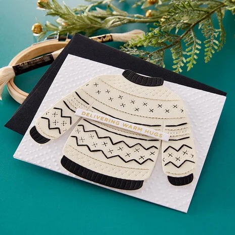 Stitched Christmas Sweater Etched Dies - 4