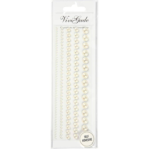 Pearls självhäftande Vit 140 st