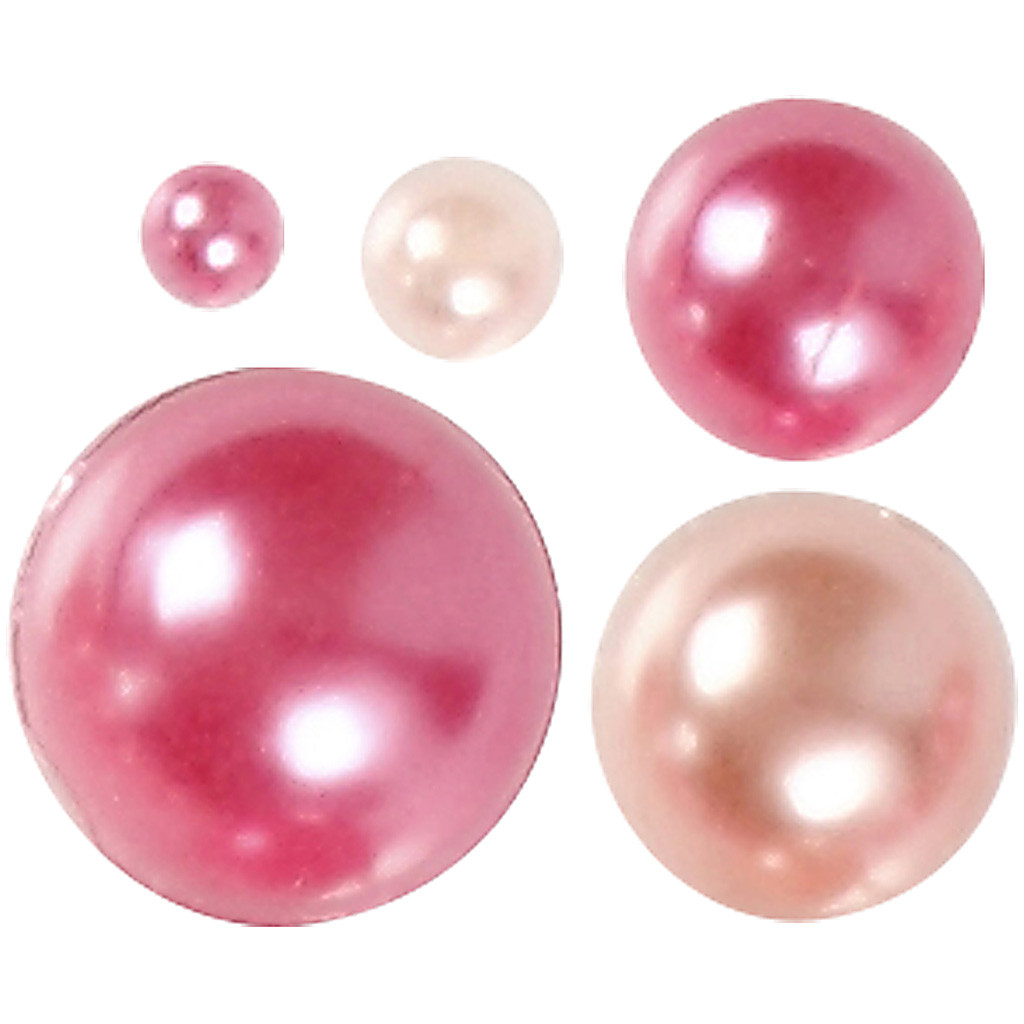 Pearls självhäftande Rosa 140 st - 3