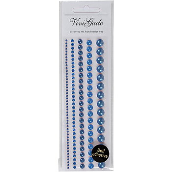 Pearls självhäftande Blå 140 st