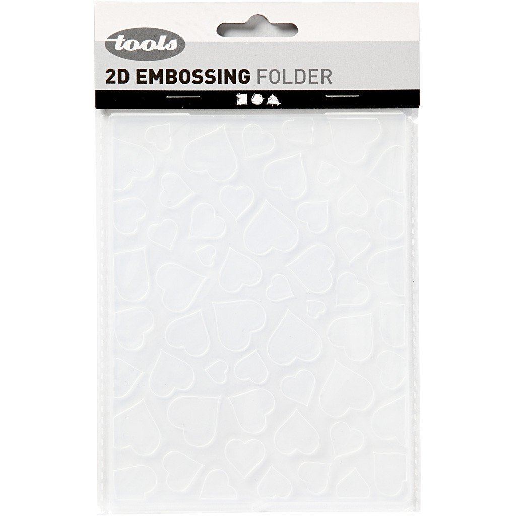 Embossing Folder Hjärtan - 2