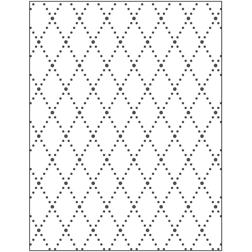 Embossing Folder rombs