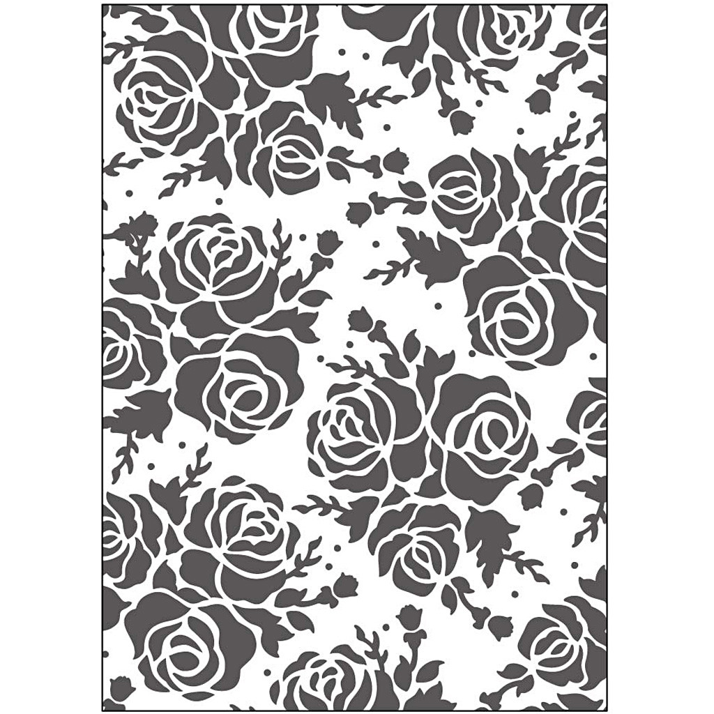 Embossing Folder Rosor