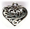  Charms Hjärta 5st