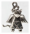 Charms Katt Ängel 5st