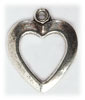 Charms Hjärta 5st
