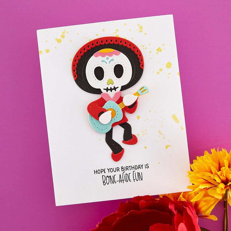 Dancin' Day of the Dead Boy Etched Dies - 3