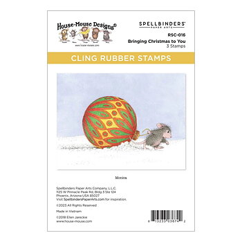 Bringing Christmas to You Cling Rubber Stamp