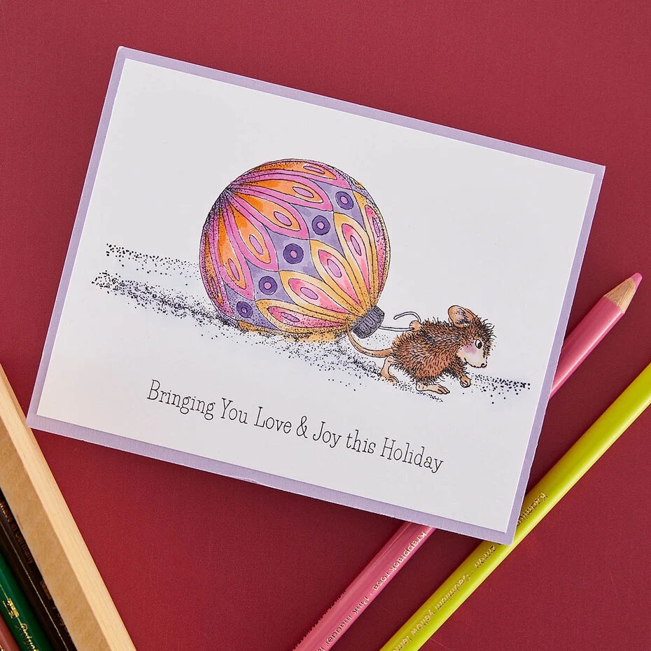 Bringing Christmas to You Cling Rubber Stamp - 3
