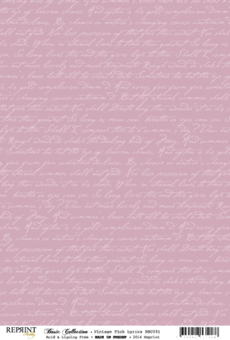 basic Collection A4  Vintagerosa text