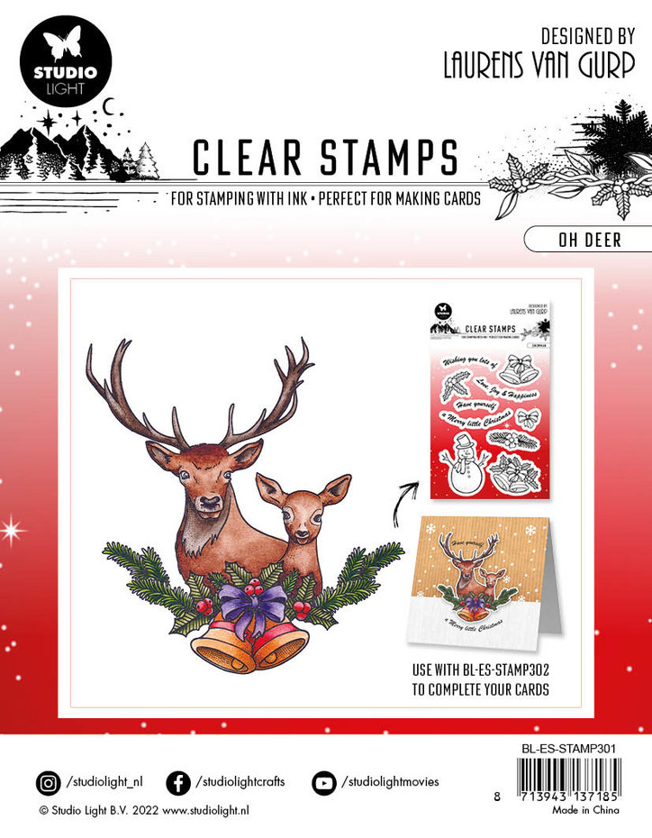 Oh Deer Essentials Clear Stamps - 2