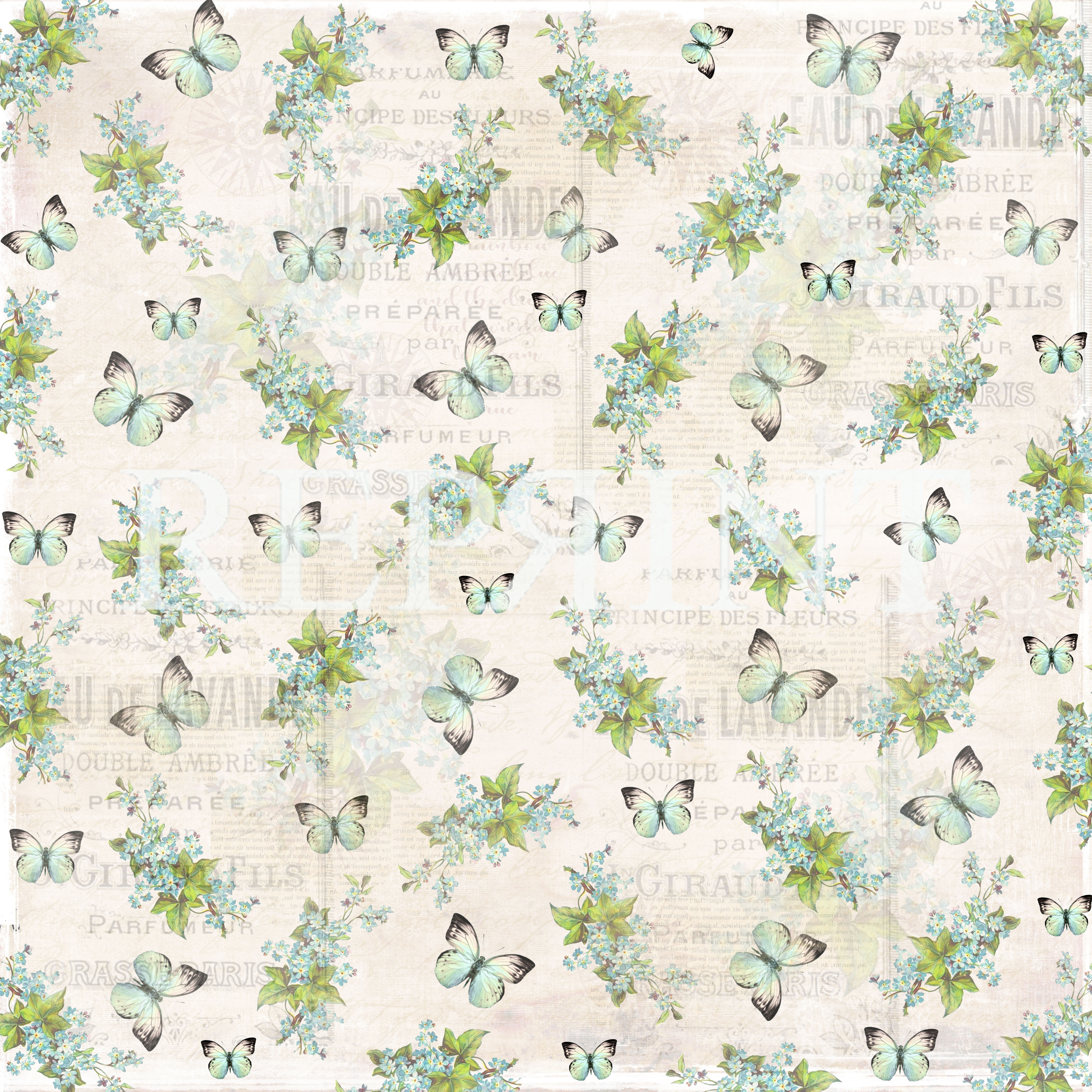 Dream big collection Flower blue