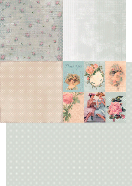 RP0206 Mini wings & Labels My Rose Garden Collection