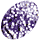 Glitterlim  Lavendel
