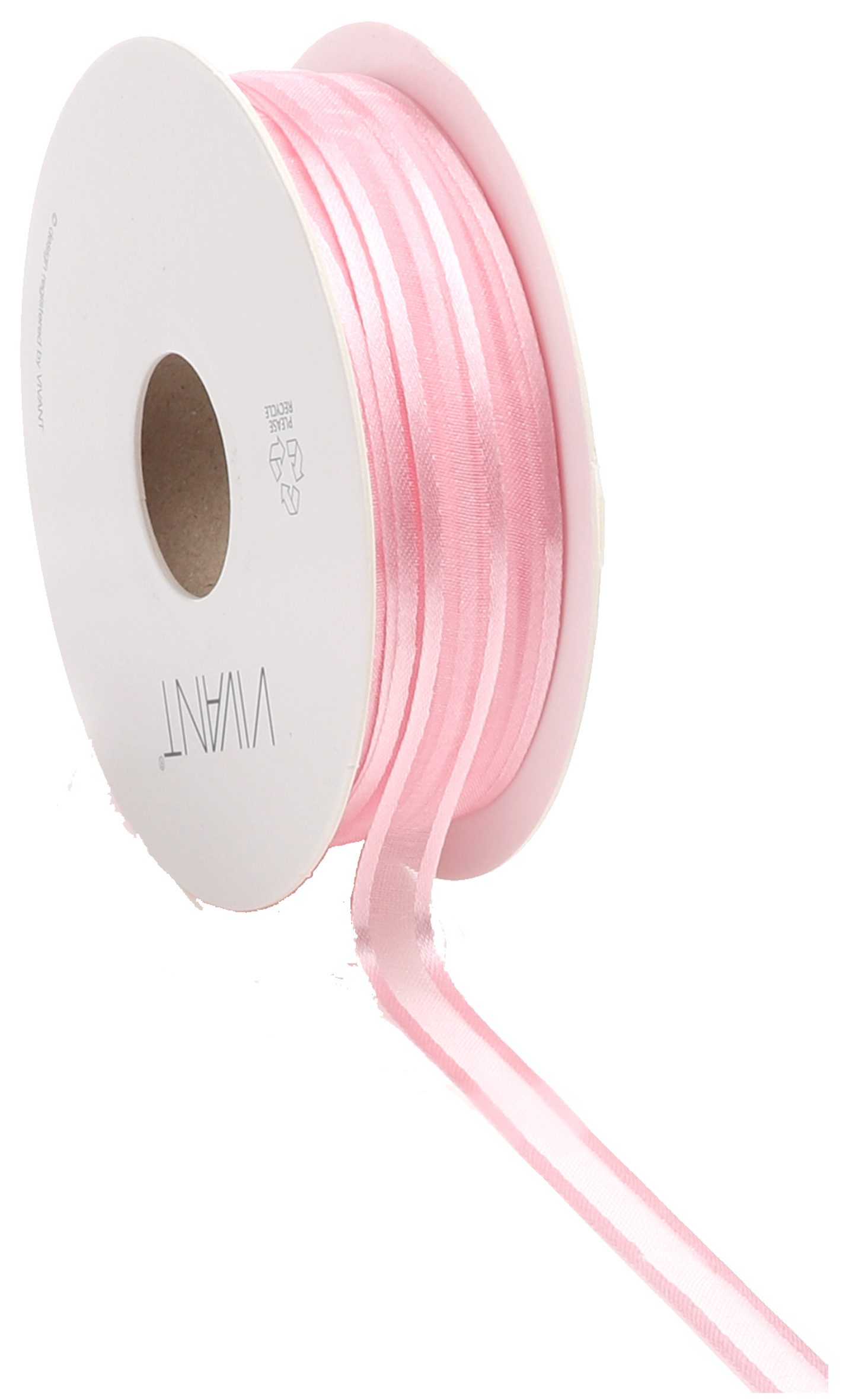 Band Organza Edge Prego 10mm - Rosa
