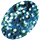 Glitterlim  Turkos
