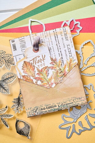 Framelits Die w/Stamps by 49 and Market A5 Forever Leaves (8+8pcs) - 4