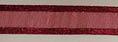 Band Organza Edge Prego 10mm -Vinröd