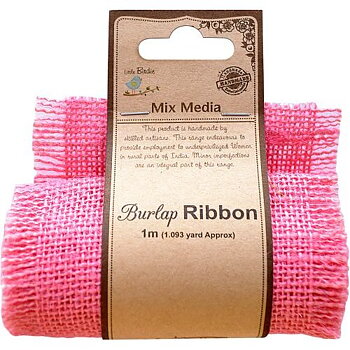 Burlap Ribbon 1m  x 95 mm