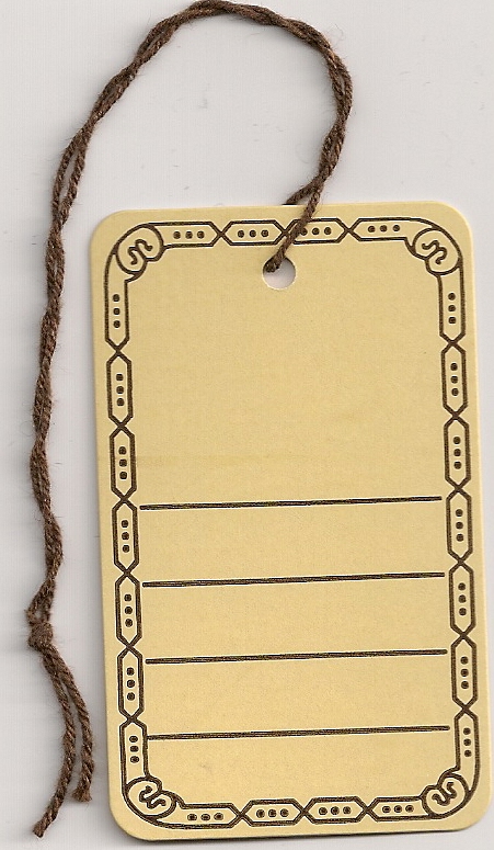 TAG25121 Border tag 10 st