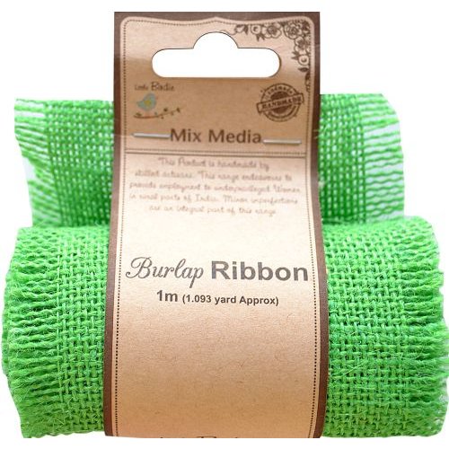 Burlap Ribbon 1m  x 95 mm
