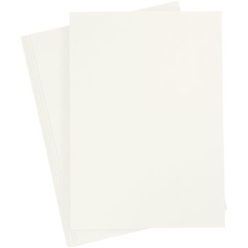 Cardstock A4 Cremevita 190gsm 10 ark släta