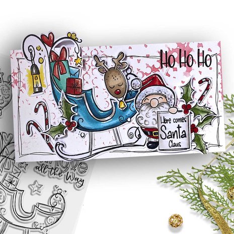 Jingle All the Way Craft Stamps  - 3
