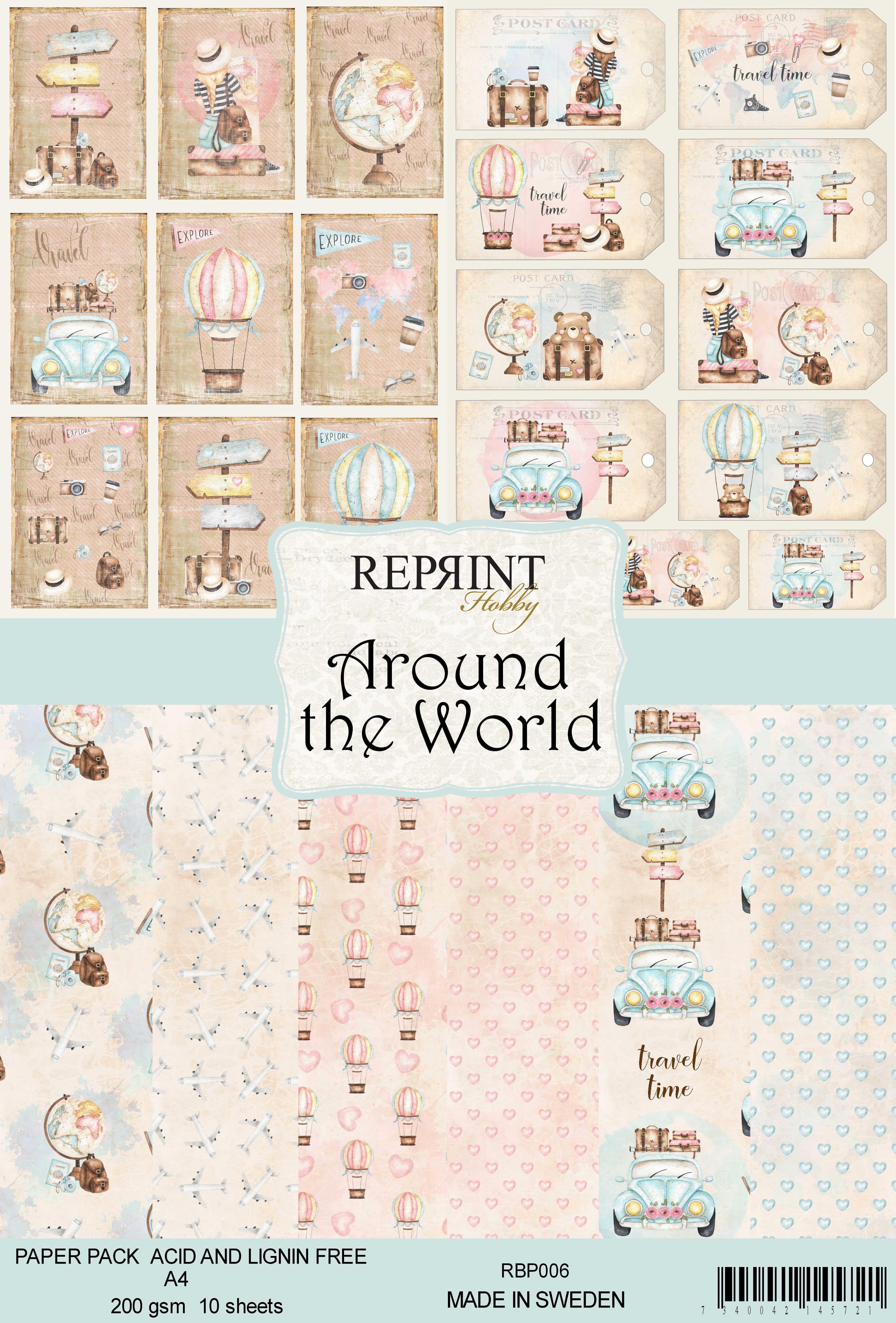 Around the World Collection pack A4