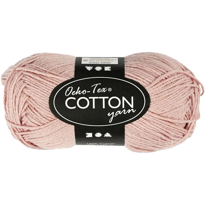 Bomullsgarn Rosa 50g