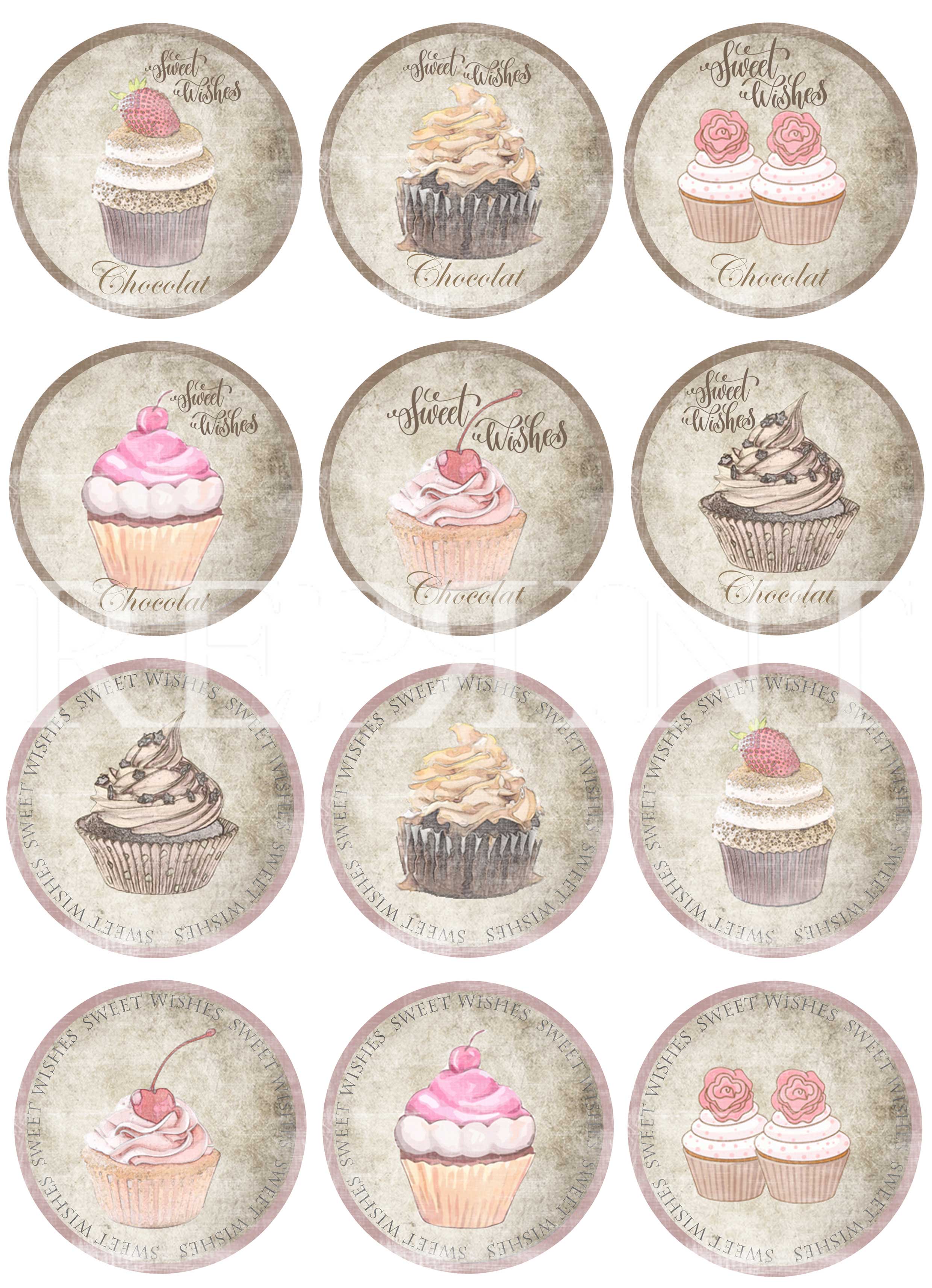 Patisserie Collection pack A4 - 8