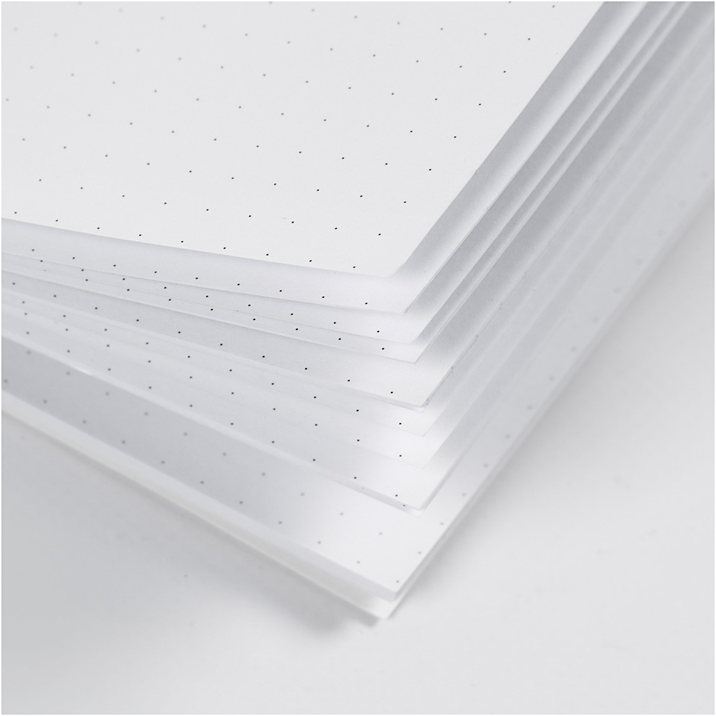 Notisbok, Dots, 9,5x16,6 cm, 32 sidor 1st - 3