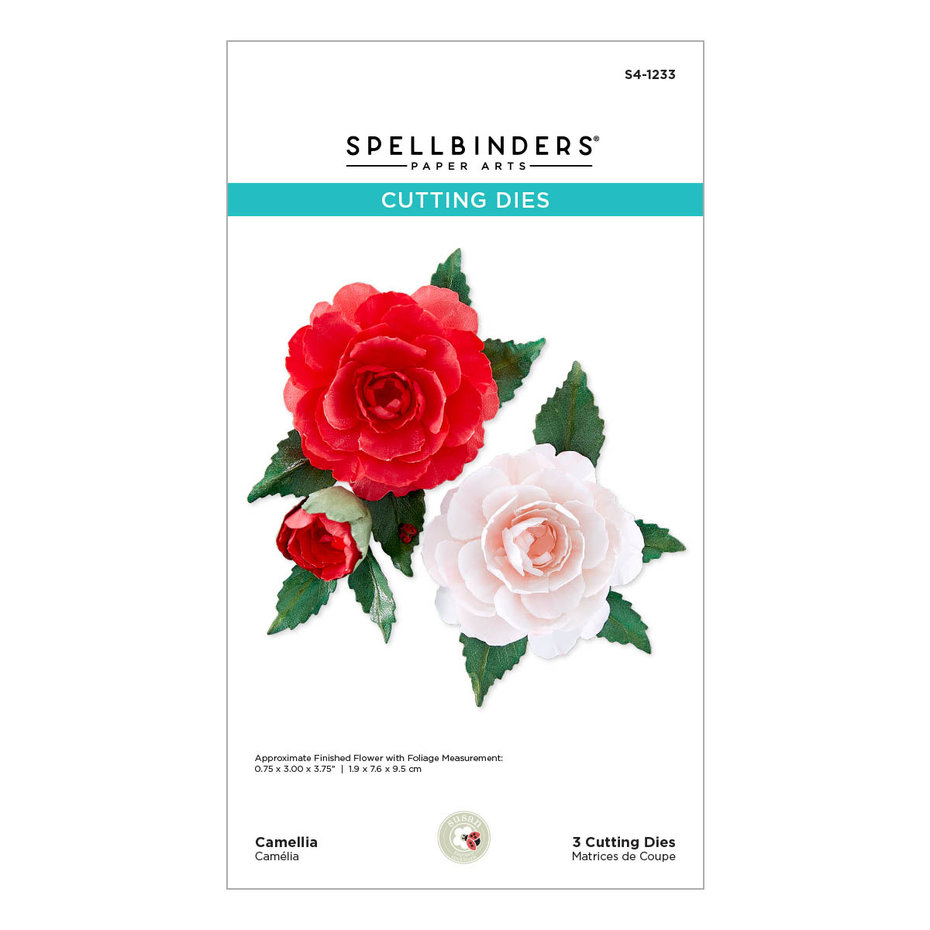 Camellia Etched Dies  - 2