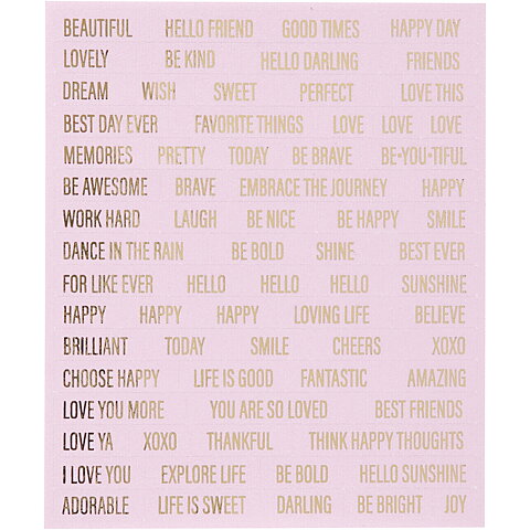 Stickers, 10x11,5 cm, rosa, 4st.
