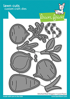 Stitched Root Veggies Lawn Cuts Dies (LF3374)