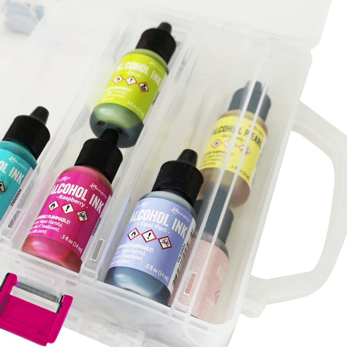 Alcohol ink storage case 23,5x15,5x4,7cm - 4